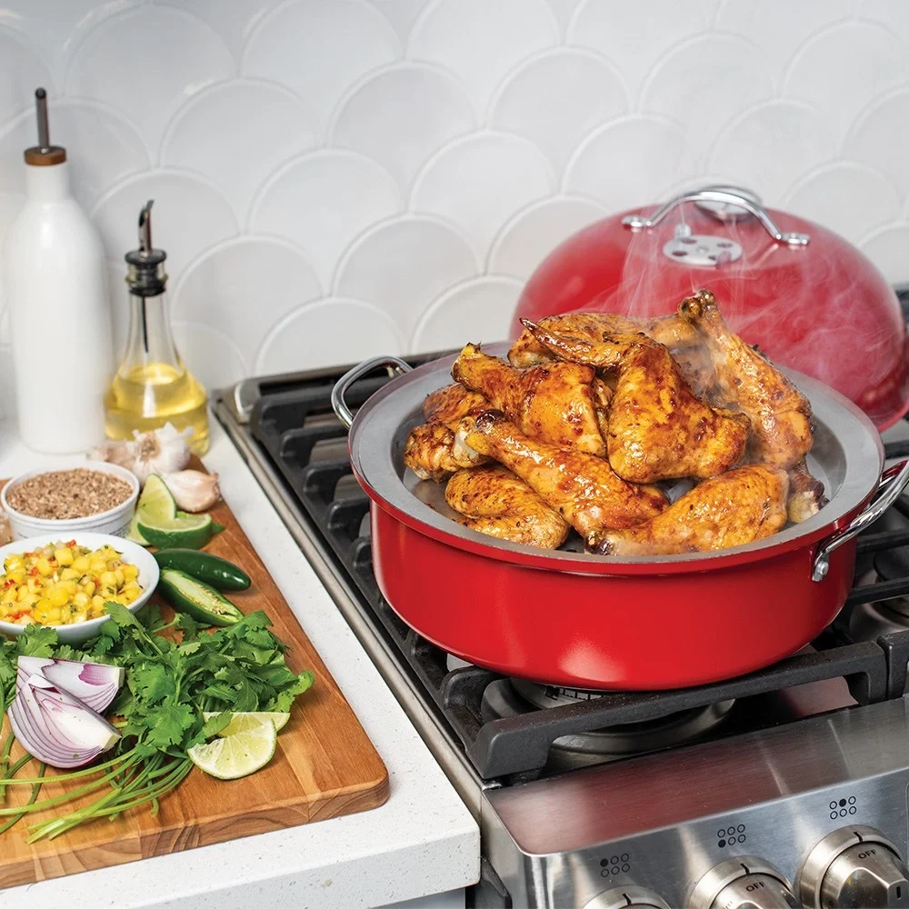 Nordic Ware Deluxe Kettle Smoker 5 Woodchip Varieties.